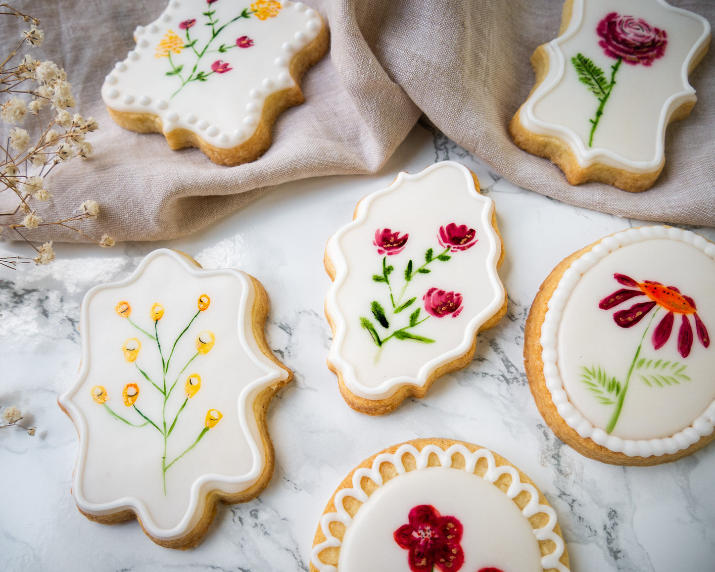 Atelier décoration de biscuits | Aquarelle sur biscuit | Adulte | Par Lisa