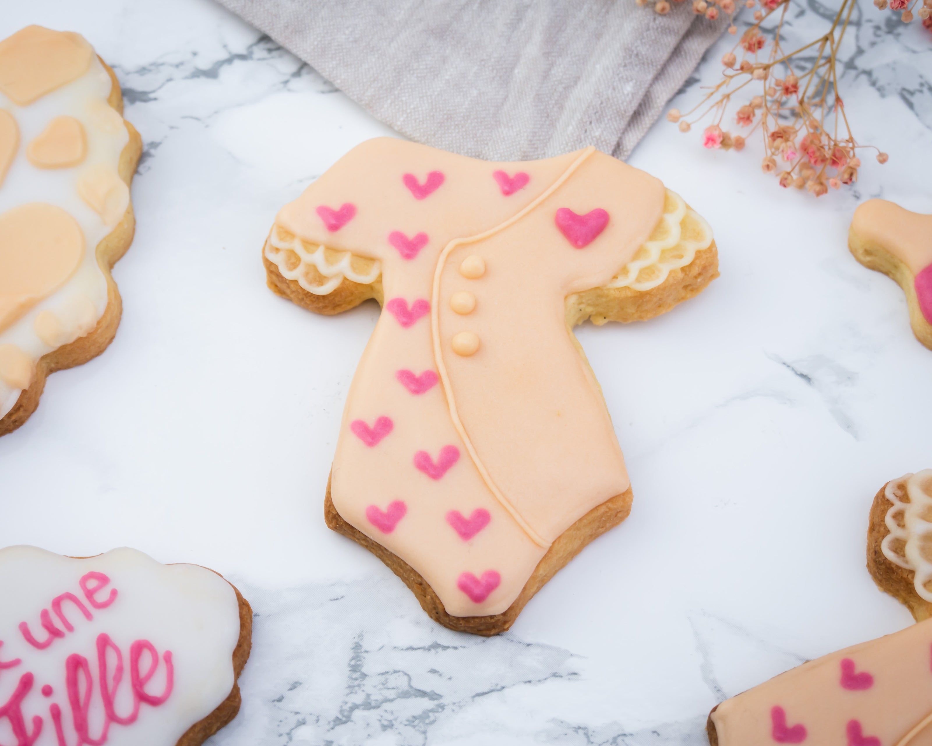 biscuit en forme de body fille