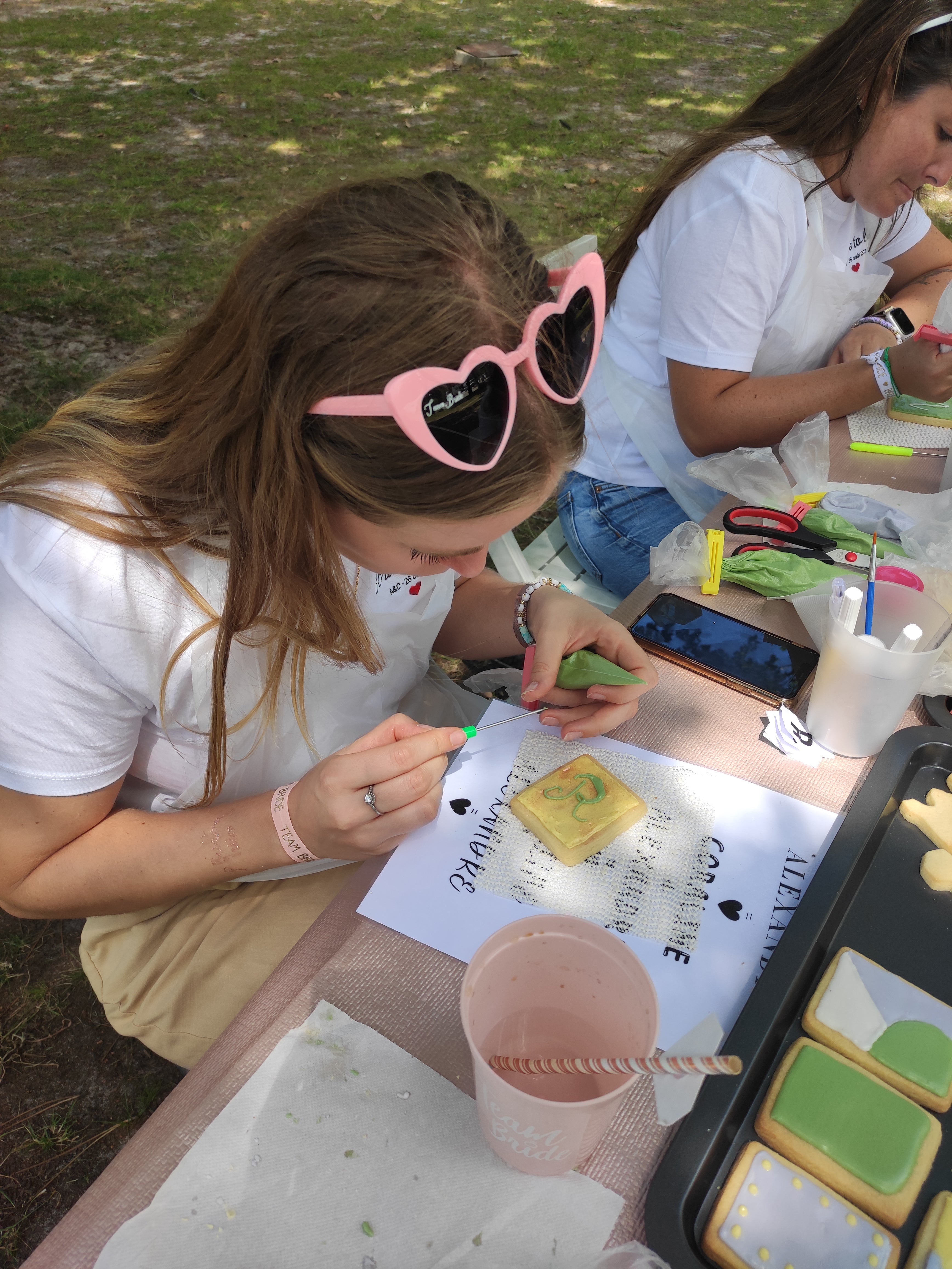 atelier biscuits pour un EVJF