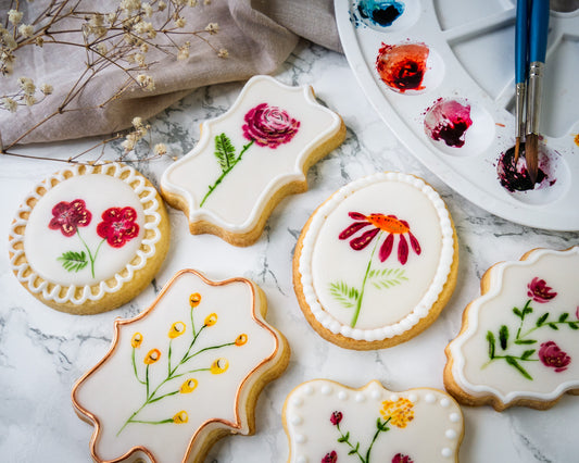 Atelier décoration de biscuits | Aquarelle sur biscuit | Adulte | Par Lisa