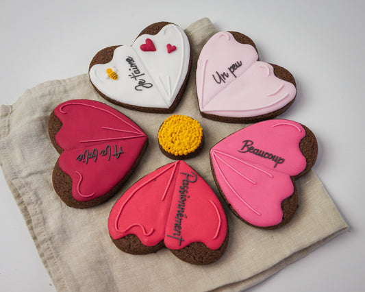 Coffret de 6 biscuits | Je t'aime
