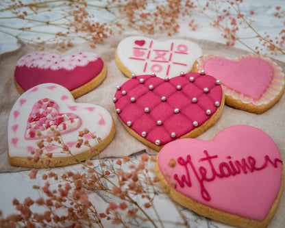 Mon coeur mon amour - TUTO DECO - Biscuits pour la Saint Valentin