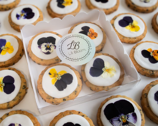 Coffret avec 4 biscuits | Le jardin