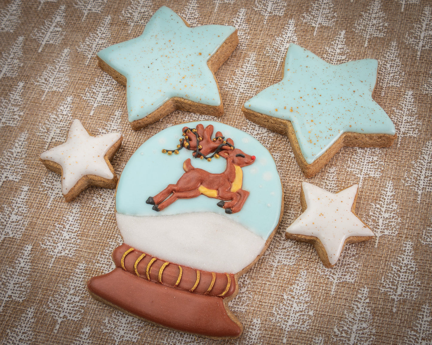 Coffret de 5 biscuits | Le Renne scintillant