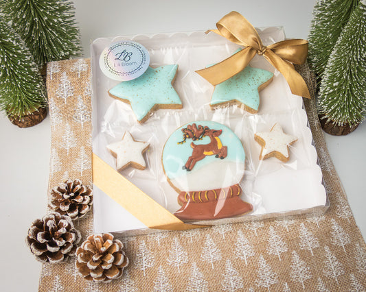 Coffret de 5 biscuits | Le Renne scintillant
